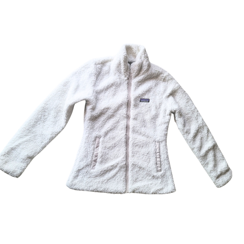Patagonia Womens white Fleece Jacket